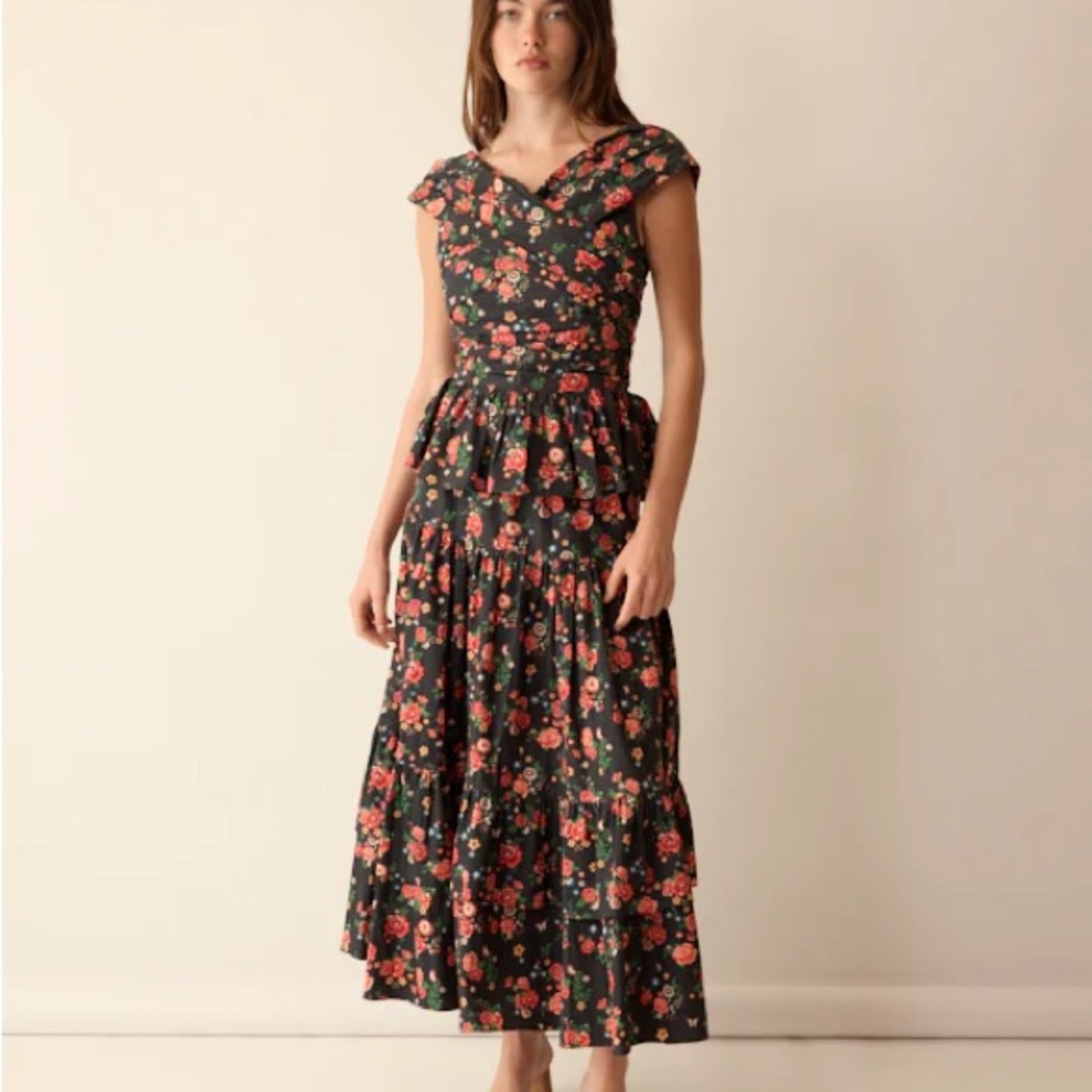 Loulou La Dune LILY SET IN MIDNIGHT GARDEN